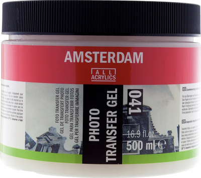 Xhel për transferu foto Amsterdam Acrylics Photo Transfer Gel, 500 ml, transparent