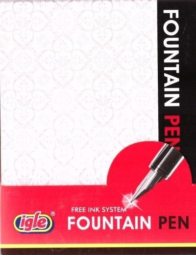 Stilolaps me bojë Lige Fountain Pen, për fishekë, paketim 24 copë, shumëngjyrësh