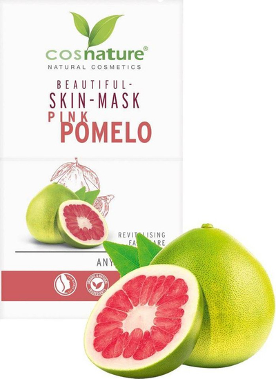 Maskë fytyre Cosnature Natural Beautifying, Pink Pomelo, 2x8ml