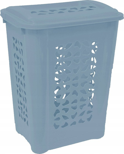 Kosh rrobash Keeeper Nordic, 60L, me kapak, blu nordik