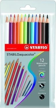 Set lapsa me ngjyra STABILO Aquacolor, 12 copë, akuarel