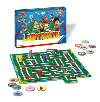 Lojë tavoline Ravensburger Paw Patrol Junior Labyrinth, për 2 4 lojtarë, 4+, shumëngjyrëshe