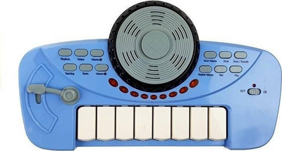 Lodër daulle me tastierë edhe mikrofon import leantoys, rozë