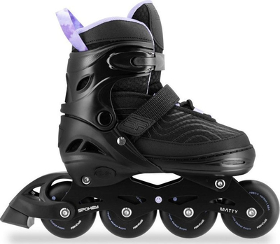 Patina me rrota Spokey Matty Rollers SPK-943453, numra 35-38, ABEC7, gri
