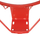 Unazë basketbolli Avento me rrjetë, portokalli