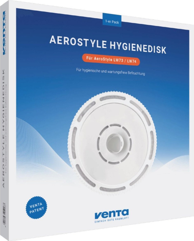 Disk higjene për lagështues Venta AeroStyle Hygienedisk, për AeroStyle LW73 LW74, i bardhë
