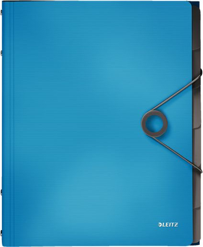 Dosje me 6 ndarje Leitz 45691030, A4, plastike, blu