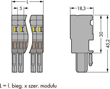 Siguresa Wago X-COM (769-110), 500 V