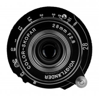 Objektiv Voigtlander Color-Skopar 28mm f/2.8 Aspherical VM Type I, montim VM, i zi