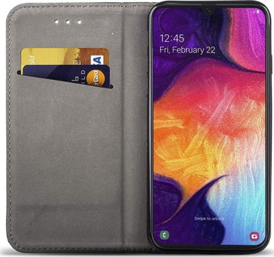 Këllëf libër për telefon Poco X3 X3 NFC X3 Pro, smart case, i zi