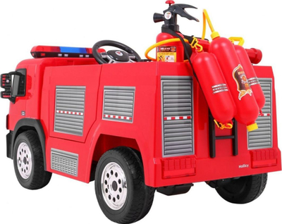 Makine elektrike për fëmijë Ramiz Fire Truck Evo, 12V, njëvendëshe, e kuqe
