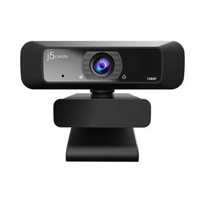 Kamer web J5create USB HD, 1080p, rrotullim 360°, e zezë