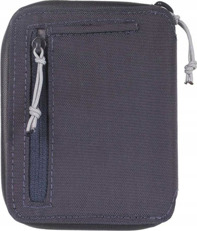 Portofol Lifeventure RFiD Bi-Fold, material i ricikluar, me zinxhir, gri i errët