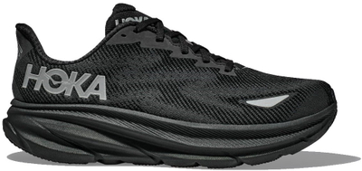 Atlete vrapimi Hoka Clifton 9 GTX, meshkuj, membranë Gore Tex, të zeza