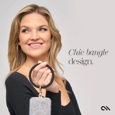 Нараквица држач за телефон Phone Bangle, универзална, црна