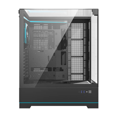Kase kompjuteri DarkFlash DY450L, ATX, xham i temperuar, e zezë