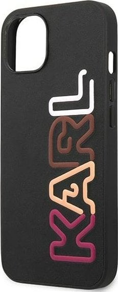 Kapak telefoni Karl Lagerfeld Multipink, për iPhone 13 mini 5.4", hardcase, i zi