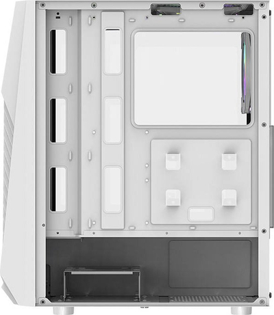 Kasë Darkflash DK150 RGB, e bardhë, Midi Tower