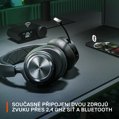 Kufje SteelSeries Arctis Nova Pro Wireless X, të zeza