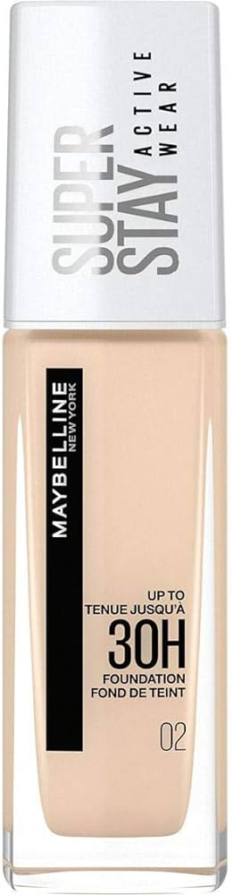 Krem pudër Maybelline Superstay 30h, no. 02 Naked Ivory, 30 ml