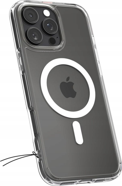 Këllëf telefoni Spigen Ultra Hybrid MagSafe, për iPhone 6.3" 2024, transparent, i bardhë