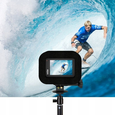 Këllëf me xham për kamerën GoPro Puluz, i zi