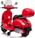 Motorr elektrik për fëmijë Milly Mally Vespa GTS Super, 6V, me drita LED, i kuq