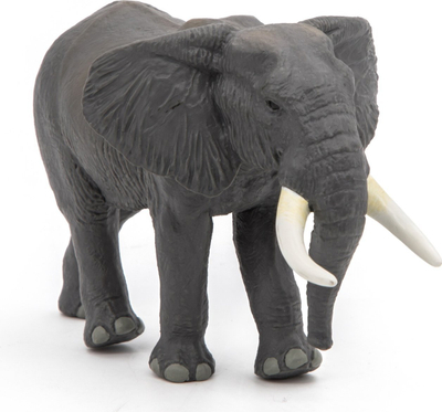 Figurë lodër Papo African Elephant, figurë elefant afrikan, shumëngjyrëshe