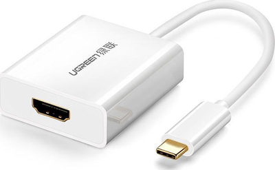 Adapter USB C në HDMI Ugreen 40273, 4K, i bardhë