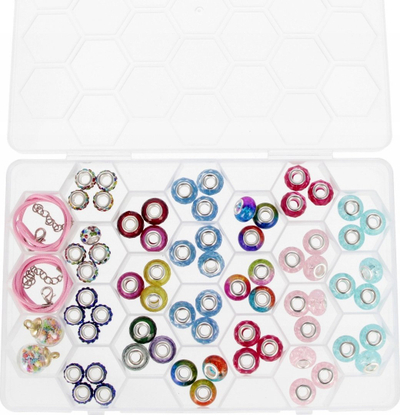 Set rruazash euro-trade Mega Creative 544853, kuti organizuese plastike, fije rozë, shumëngjyrëshe