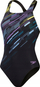 Kostum banje Speedo Digital Printed Medalist, Endurance+ MAX, për goca, i zi
