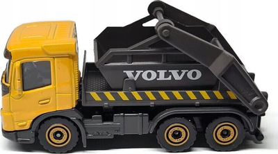 Set lodrash ndërtimi Majorette Volvo Construction Vehicles, shkallë 1:64, 6 lloje, shumëngjyrëshe