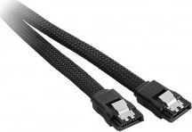 Kabllo SATA CableMod ZUSA-239, SATA 3.0, 0.6m, e zezë