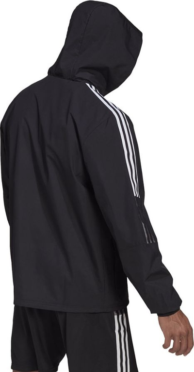 Xhaket sportiv Adidas Tiro 21 Allweather M GH4466 për burra, kundra shiut, i zi