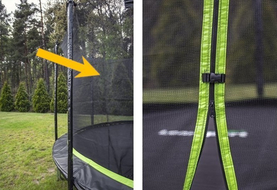 Rrjetë e brendshme trampoline LEAN SPORT PRO 10 ft, 150 cm, e zezë