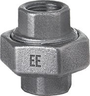 Bashkues tubi G Ff, gize e farkueshme, 1 1/2", i galvanizuar