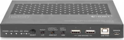 Set zgjatues HDMI Digitus HDBaseT 3.0, 100 m, 4K