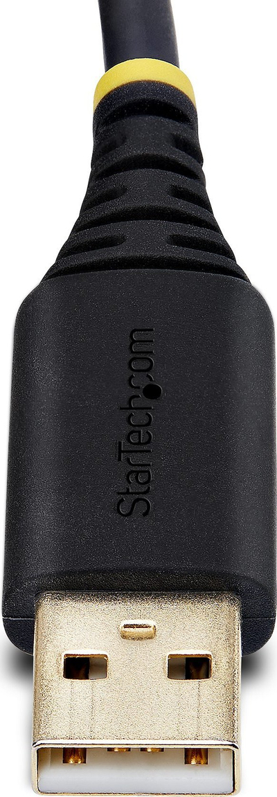 Kabllo adapter StarTech me 2 porta USB në serial, 60cm, USB A në DB9 RS232, ngjyrë e zezë