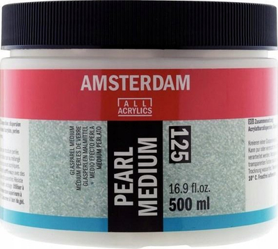 Medium akrilik Amsterdam Pearl 125, 500 ml, efekt perlë, i tejdukshëm