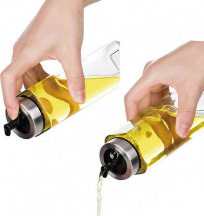 Set mbajtësish për erëza, uthull dhe vaj KingHoff, 4 copë, transparente
