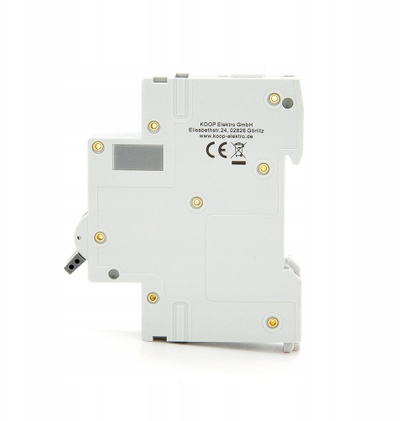 Ndërprerës modular Koop LSS C10, 1P, 10A, i bardhë