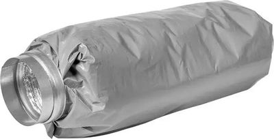Заглушувач за вентилација Europlast Flexible Muffler DN160, 0.6m, 2.5m, сив