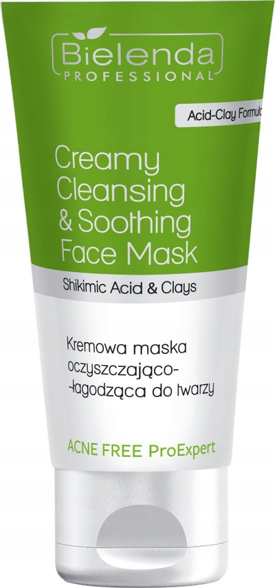 Maskë fytyre Bielenda Professional Acne Free ProExpert, pastruese dhe qetësuese, 150ml