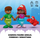 Lodër LEGO Duplo Disney Ariel Magical Underwater Palace 10435, set për me ndërtu, figura personazhesh, shumëngjyrëshe