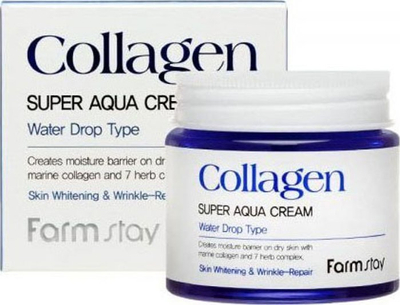 Krem fytyre Farmstay Water Drop Collagen, hidratues, 80ml