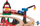 Set hekurudhor druri Brio Railway World Deluxe 33766, me tren dhe figurina, 3+