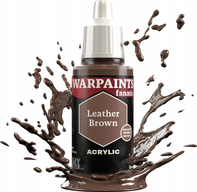 Ngjyrë akrilike The Army Painter Warpaints Fanatic Leather Brown, 18ml, kafe