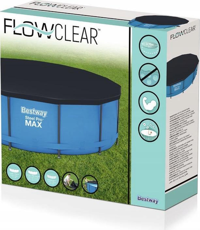 Прекривка за базен Bestway (58037), 366 см, црна