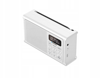 Radio portative Blaupunkt DR3WH, DAB Plus FM, Bluetooth 5.3, e bardhë