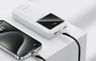 Powerbank Vention, 20000mAh, 22.5W, i zi
